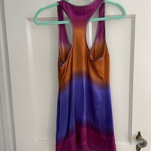 T Back Silk Tie Dye Mini